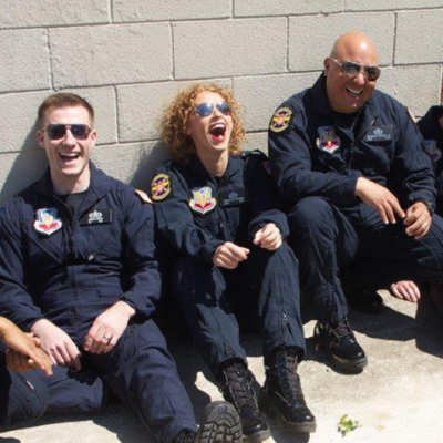 The Air Force has a rock band, and they're performing around the area in March 